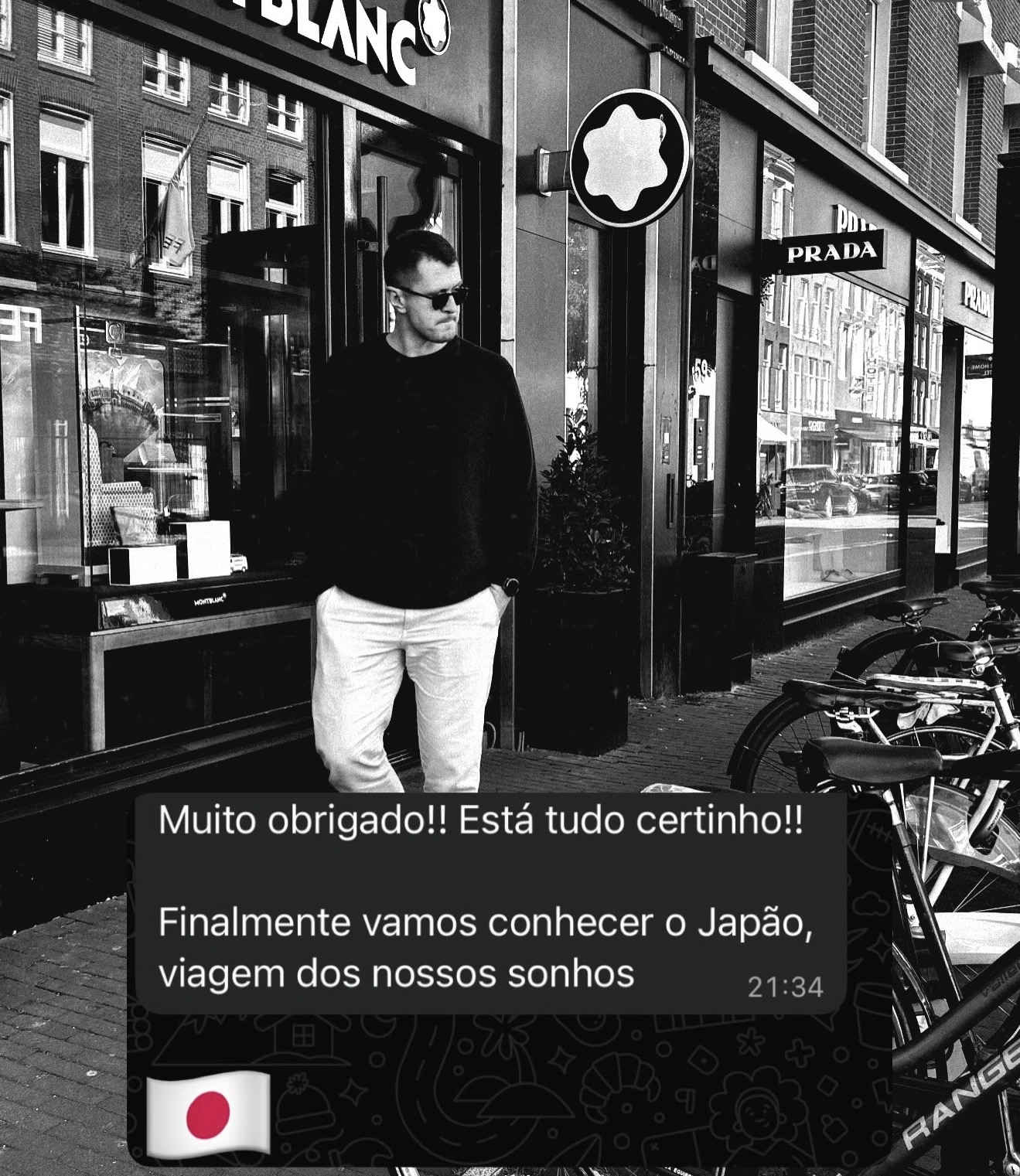 Mensagem de cliente atendido pelo Twelve